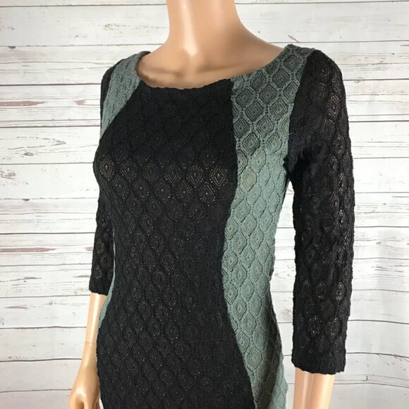 BAILEY 44 Knit Lace Colorblock Sheath Dress NWT MEDIUM - Picture 5 of 7